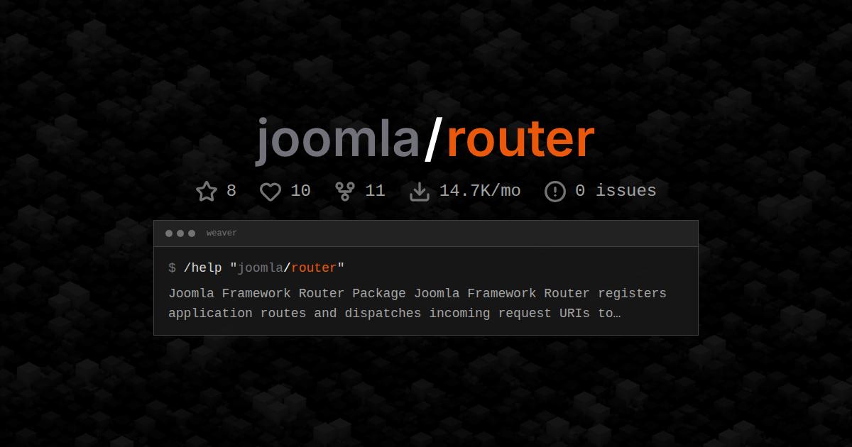 joomla/router