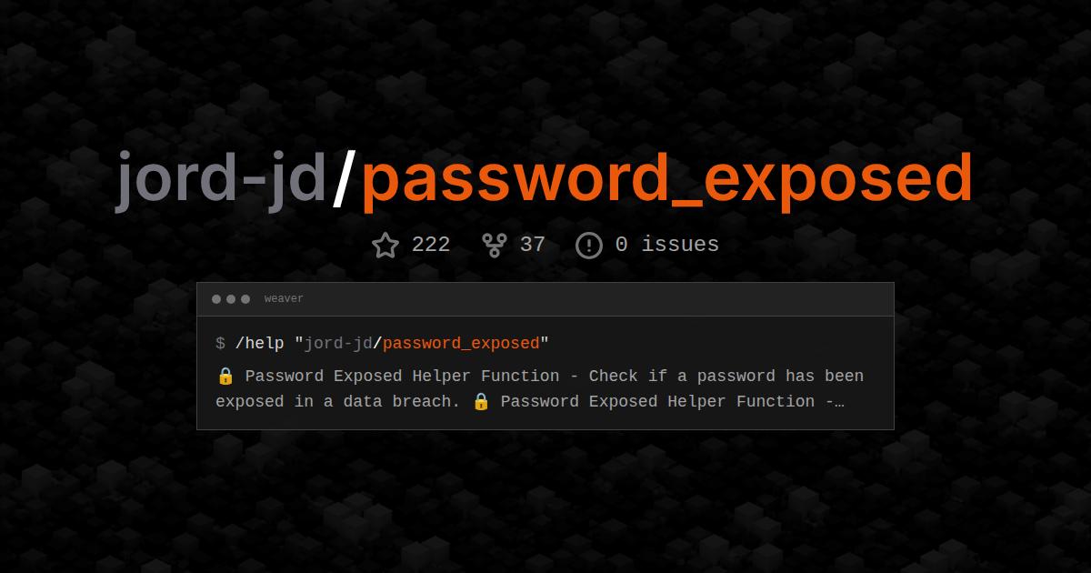 jord-jd/password_exposed