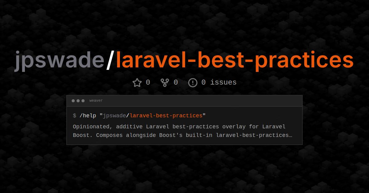 jpswade/laravel-best-practices