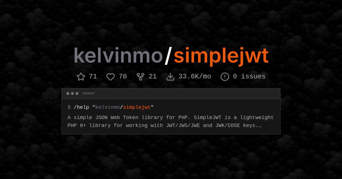 kelvinmo/simplejwt