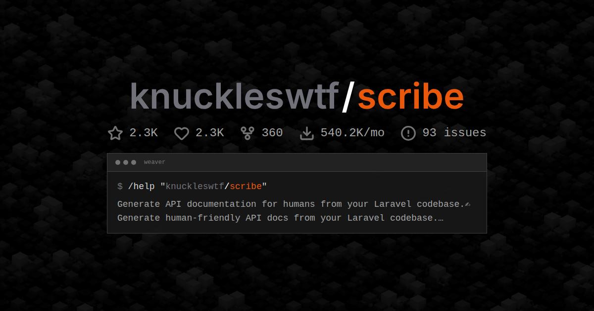 knuckleswtf/scribe
