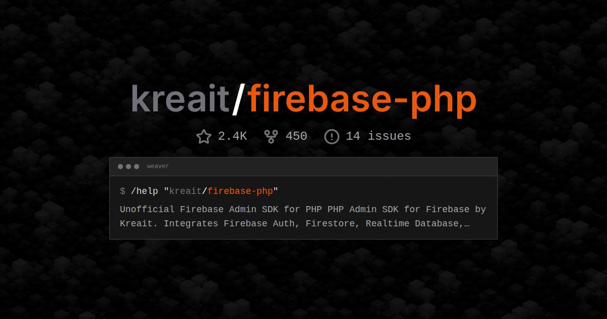 kreait/firebase-php