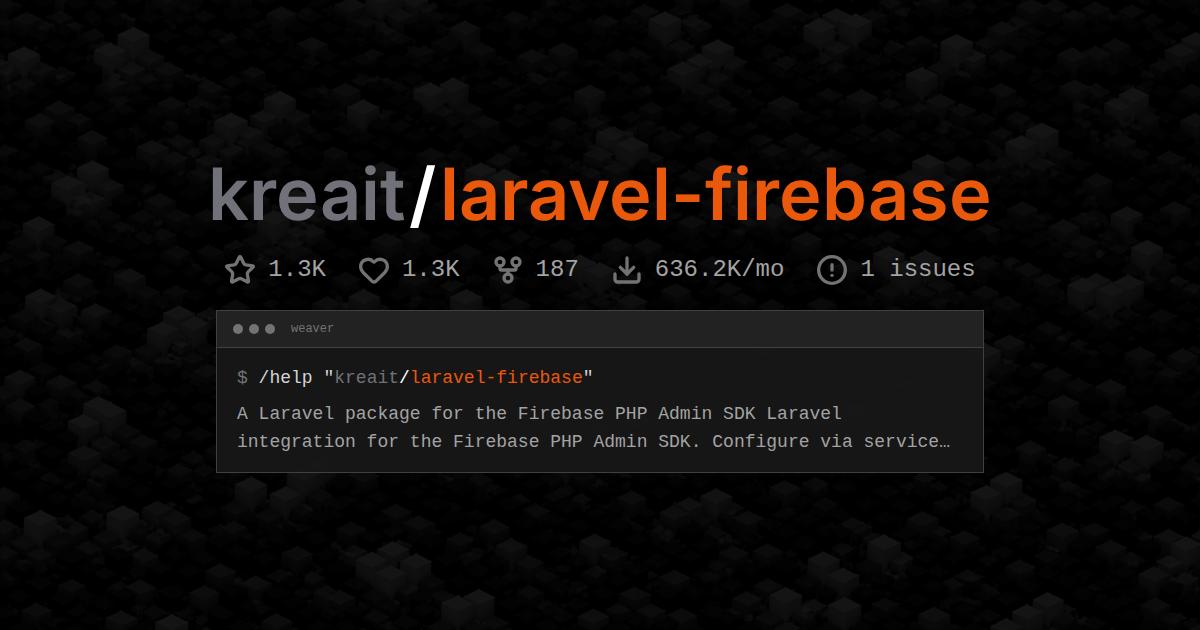 kreait/laravel-firebase