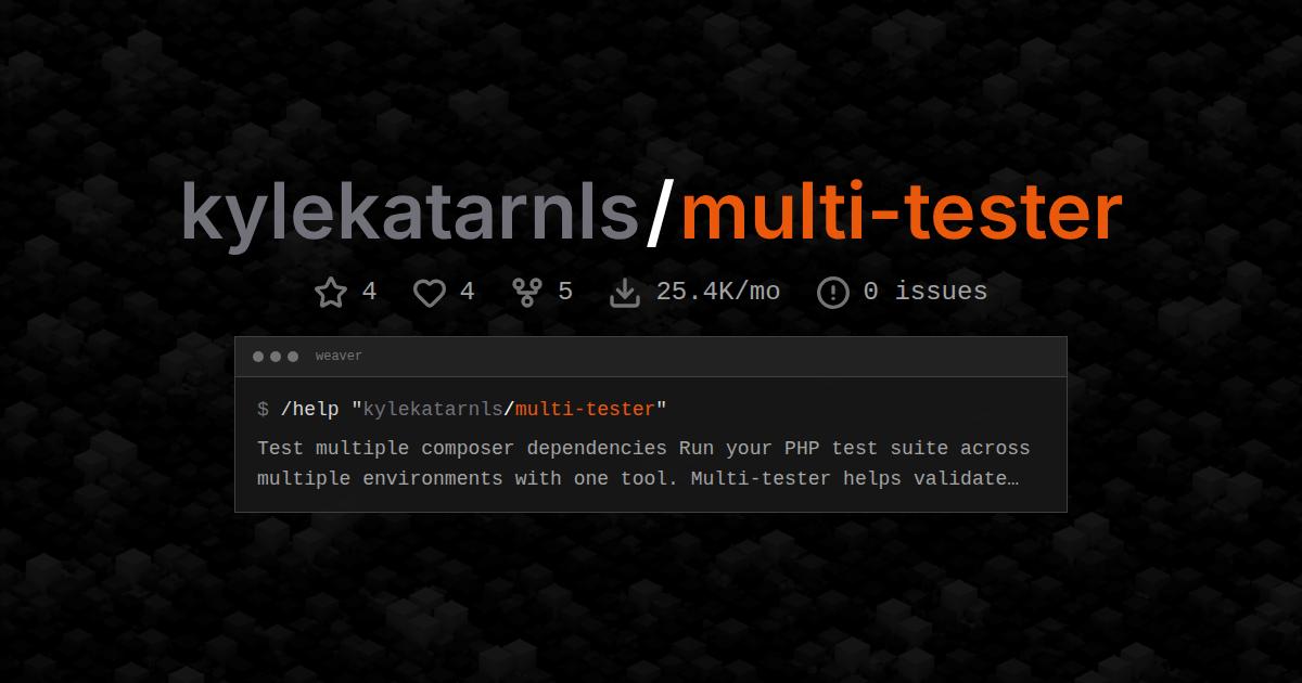 kylekatarnls/multi-tester