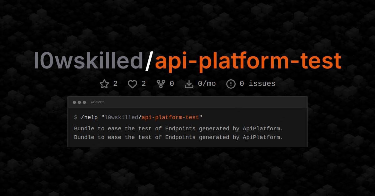 l0wskilled/api-platform-test