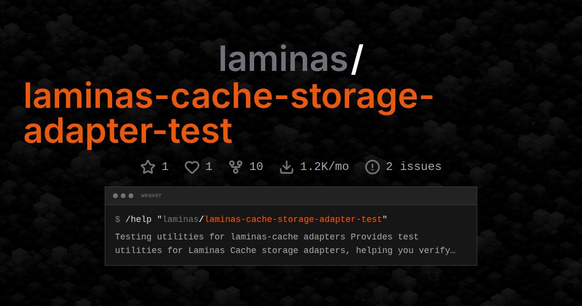 laminas/laminas-cache-storage-adapter-test
