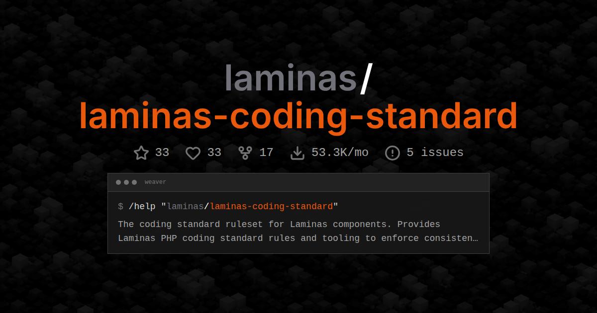 laminas/laminas-coding-standard