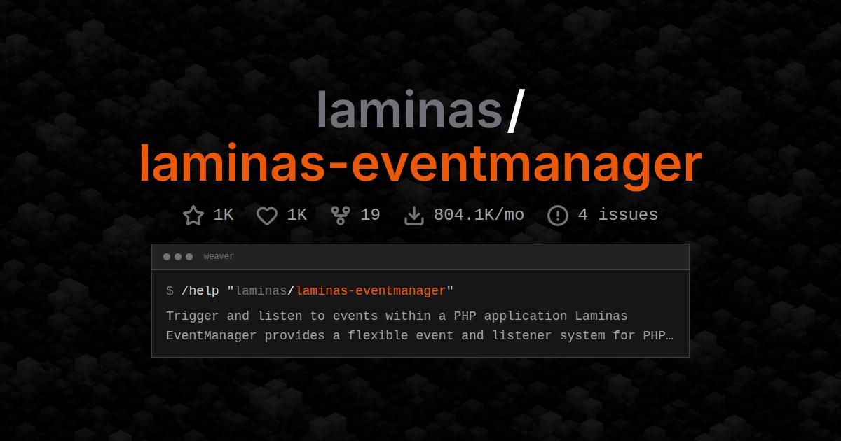 laminas/laminas-eventmanager