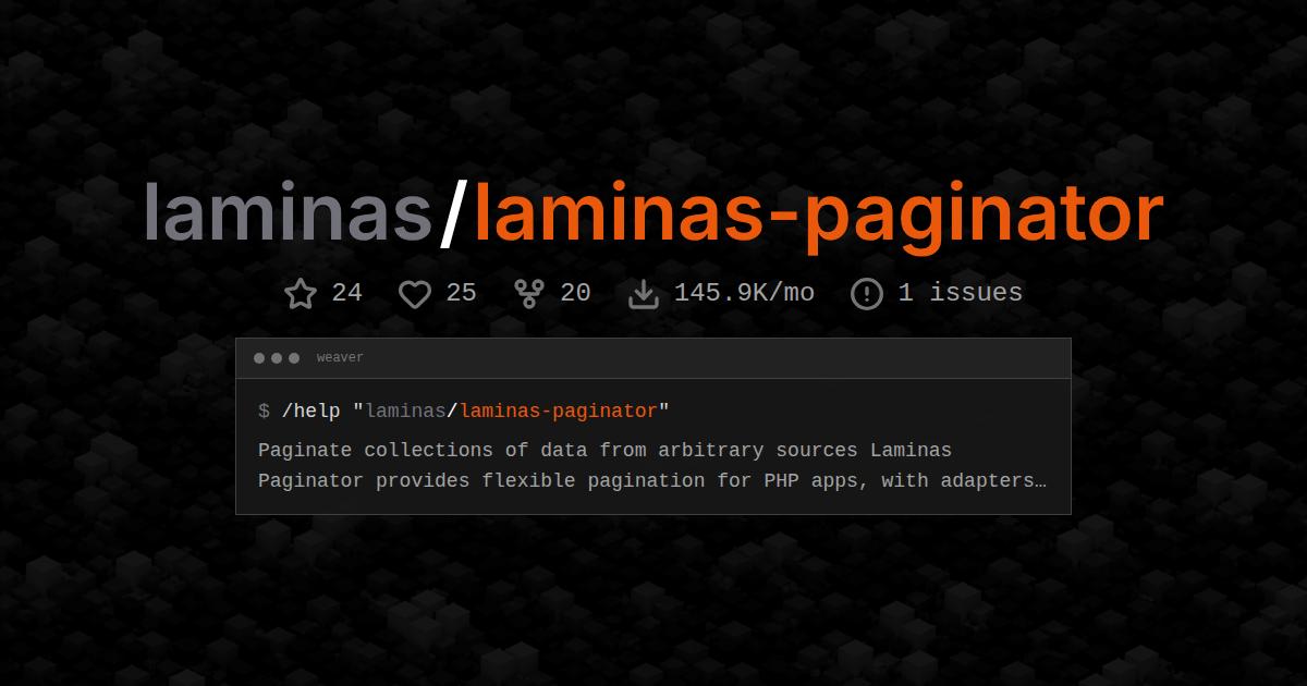 laminas/laminas-paginator