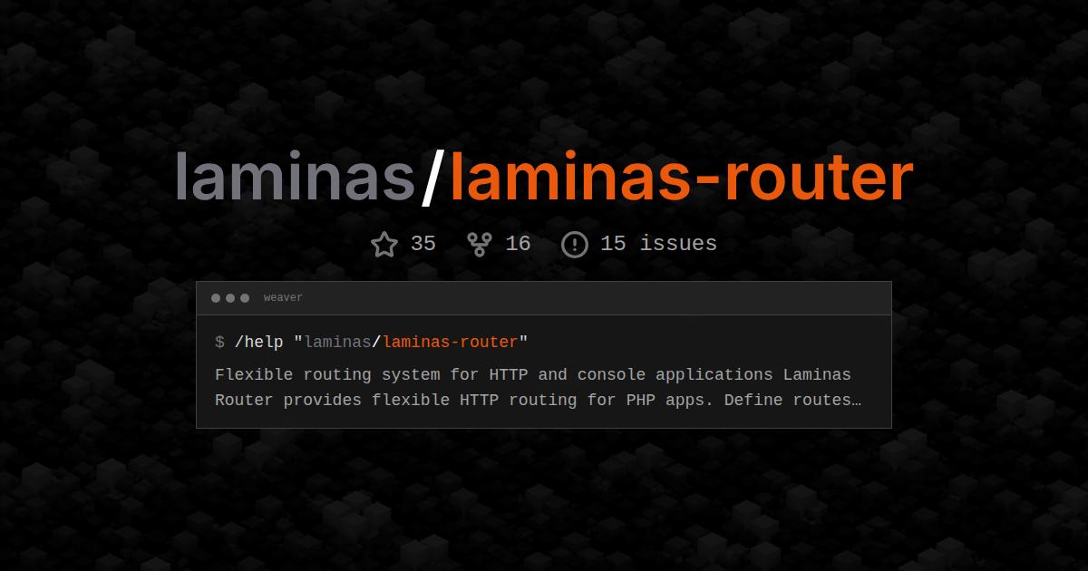 laminas/laminas-router