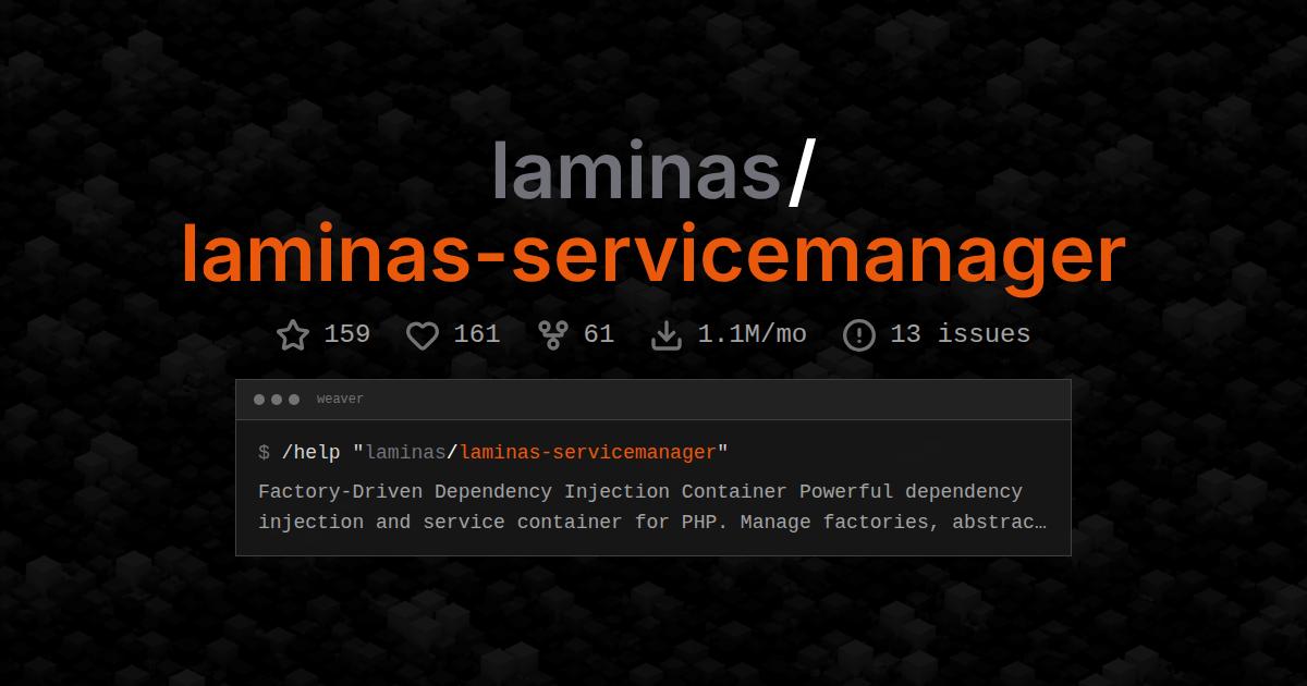laminas/laminas-servicemanager