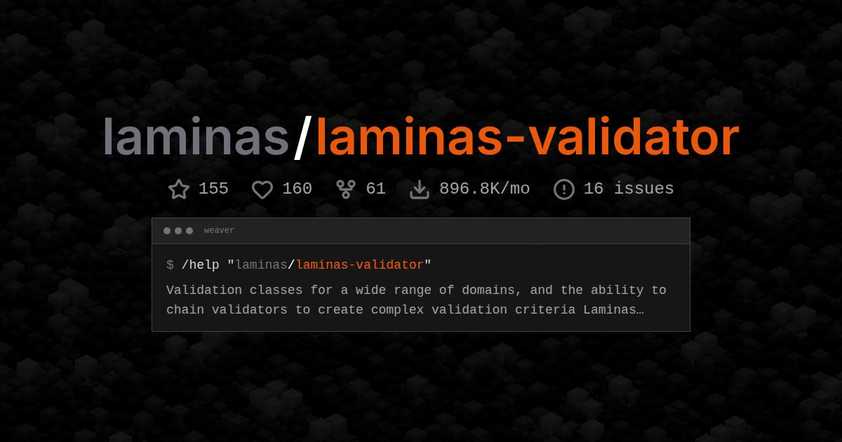 laminas/laminas-validator
