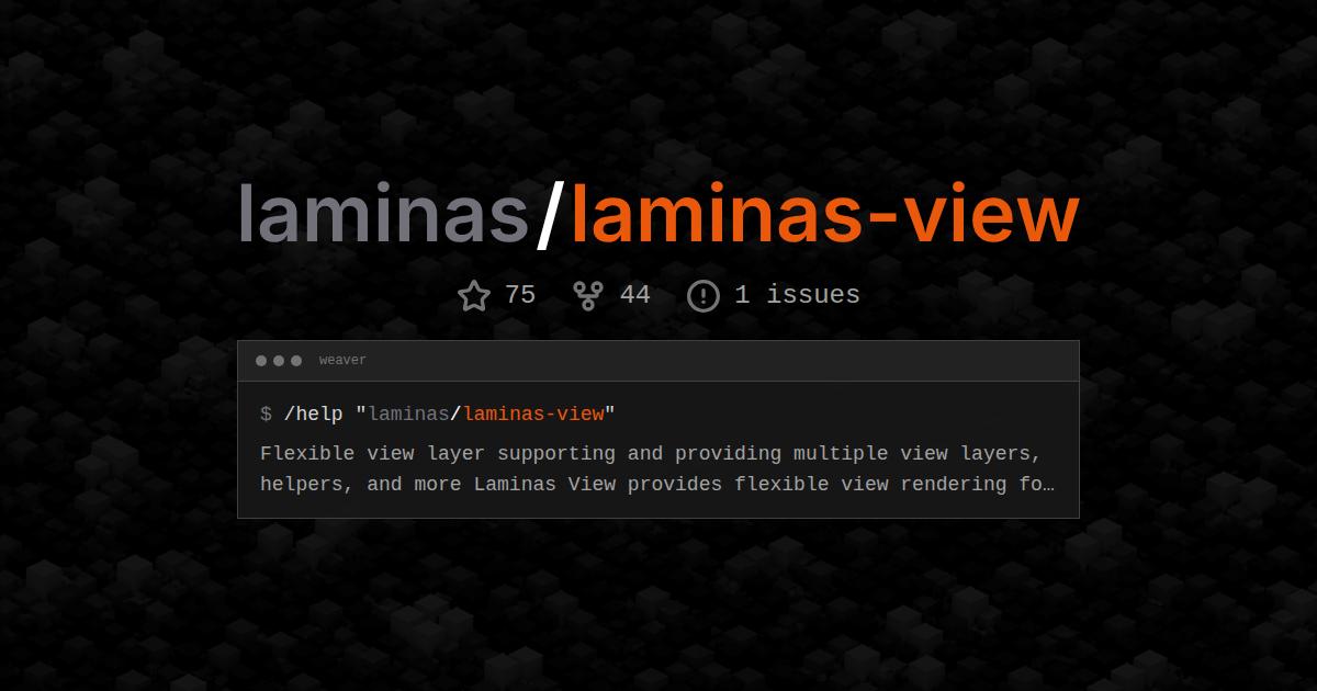 laminas/laminas-view