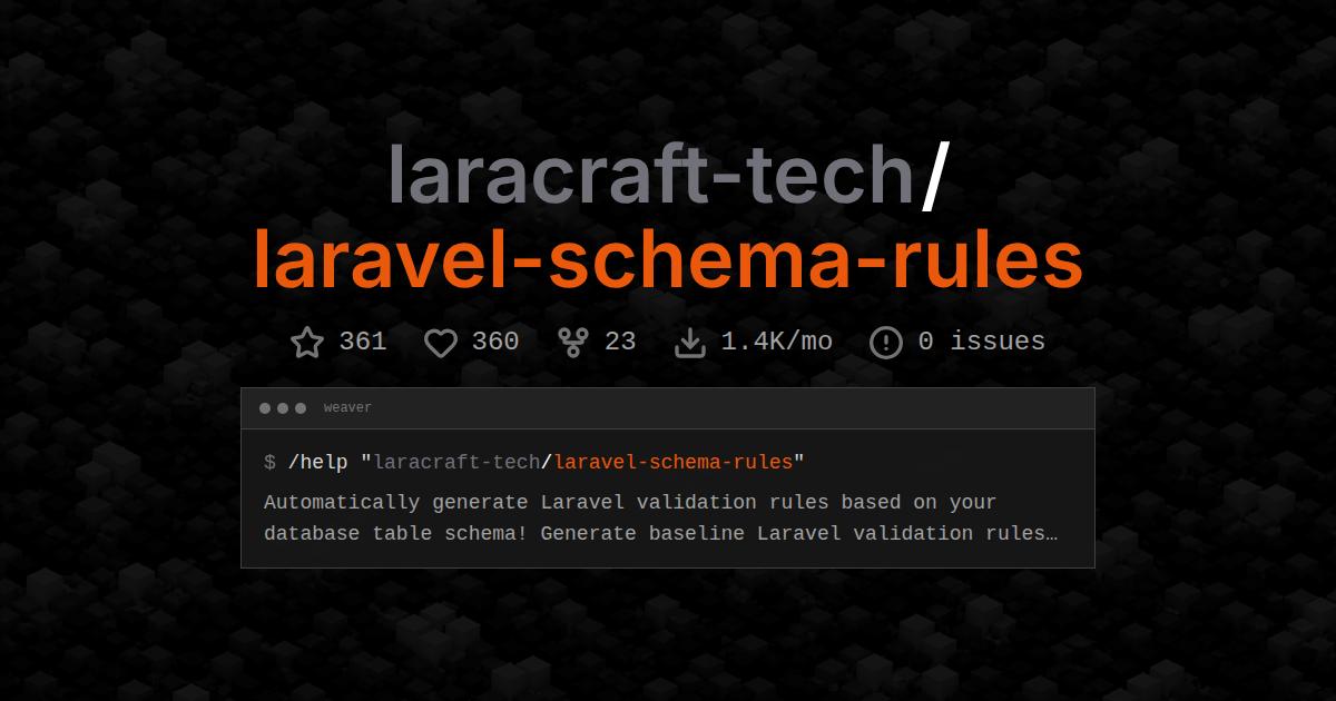 laracraft-tech/laravel-schema-rules