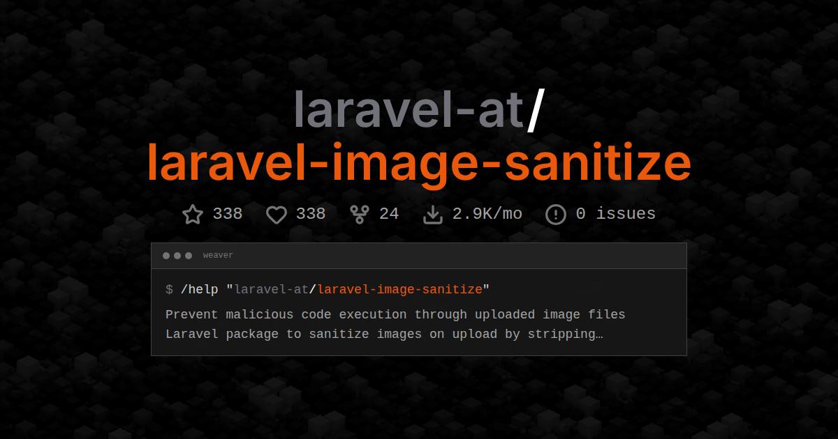 laravel-at/laravel-image-sanitize