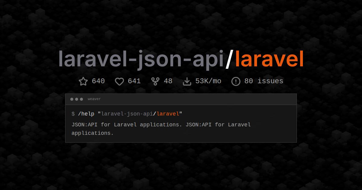 laravel-json-api/laravel