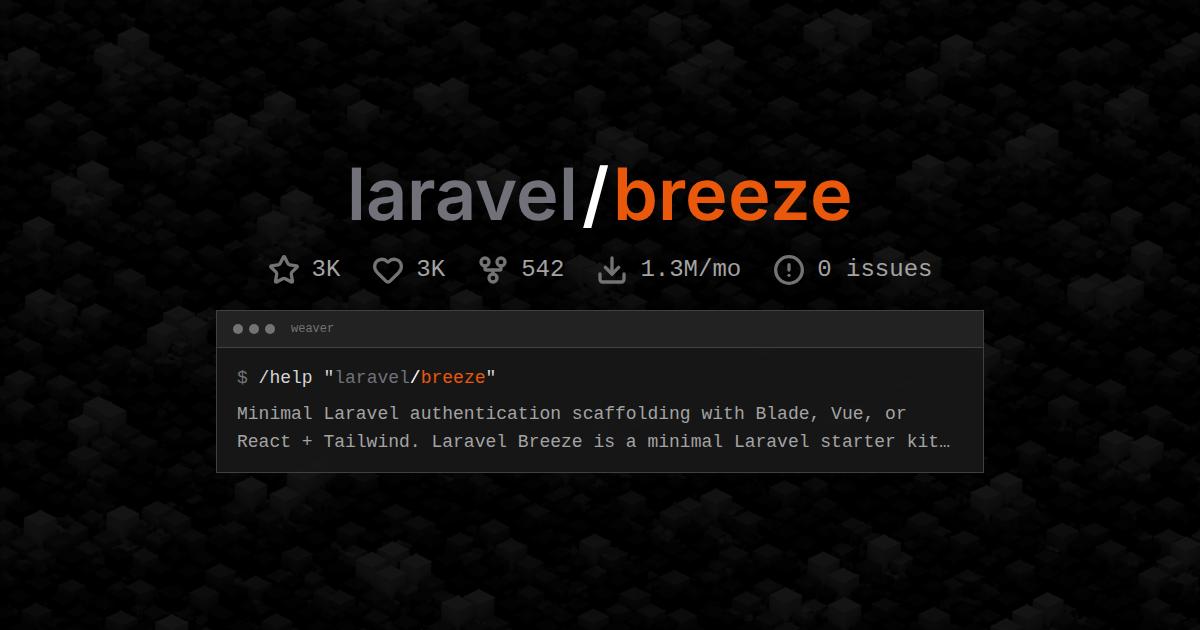 laravel/breeze