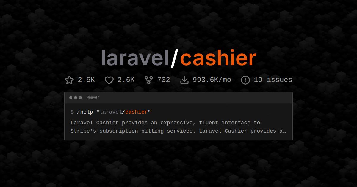 laravel/cashier