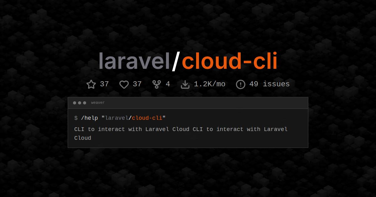 laravel/cloud-cli