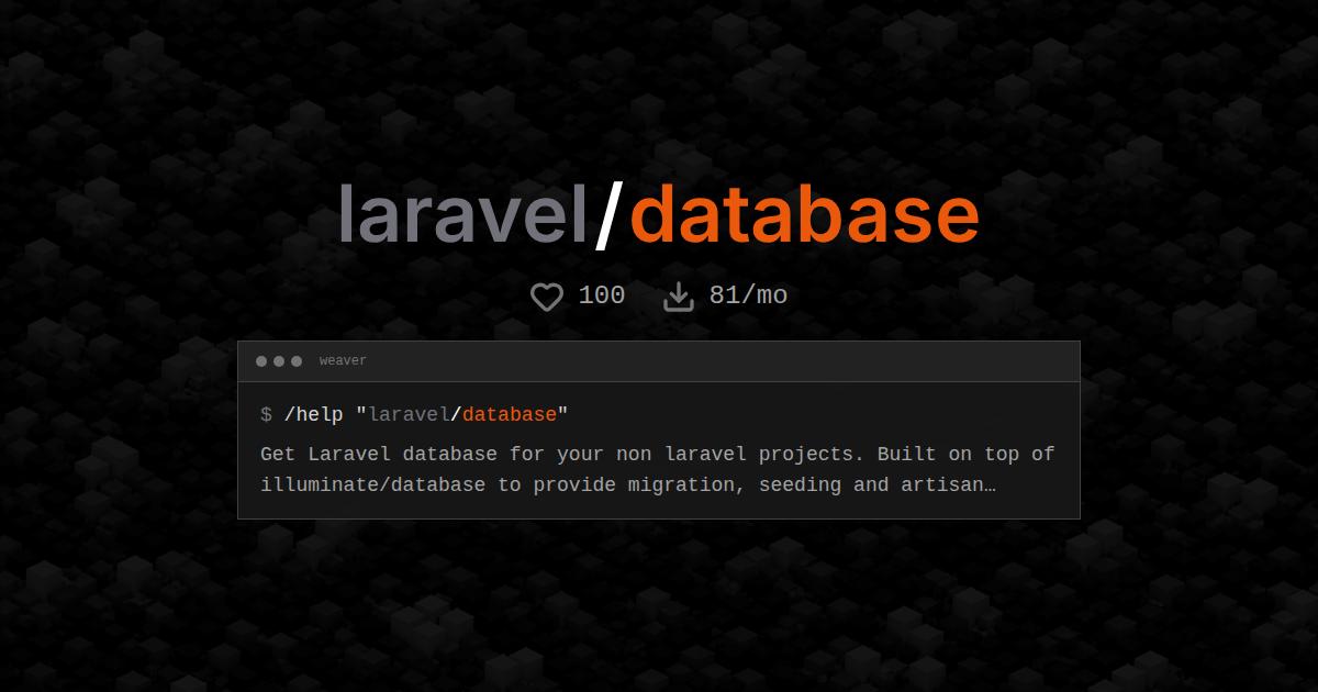 laravel/database