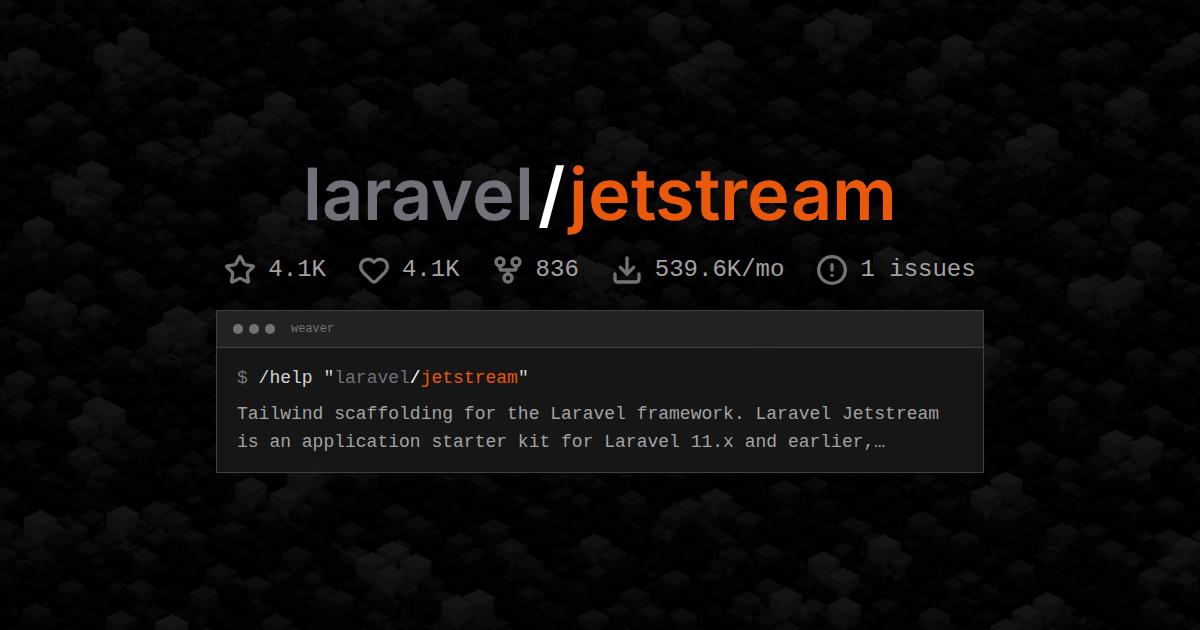 laravel/jetstream