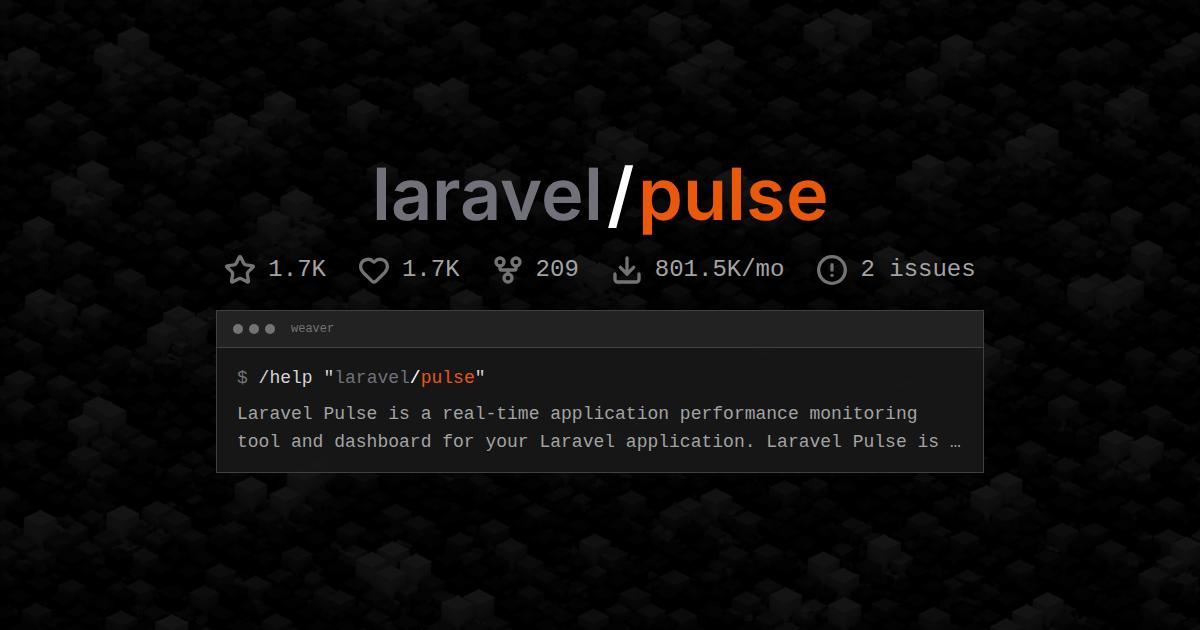 laravel/pulse