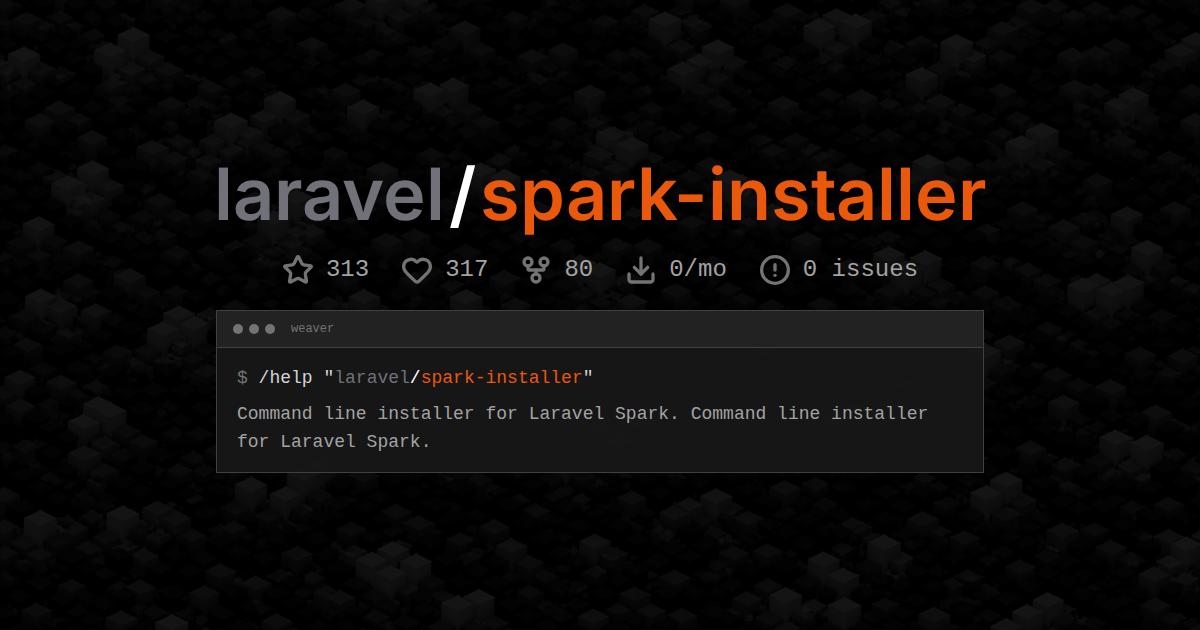 laravel/spark-installer