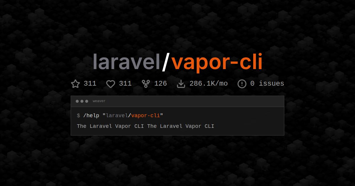 laravel/vapor-cli