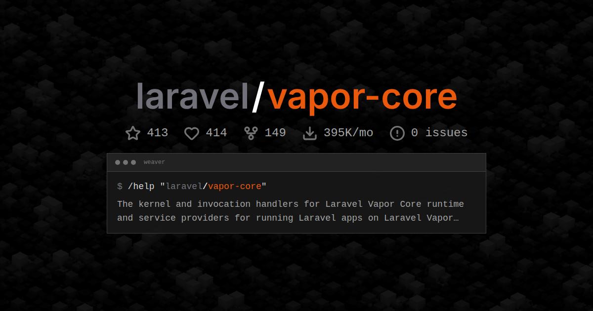 laravel/vapor-core