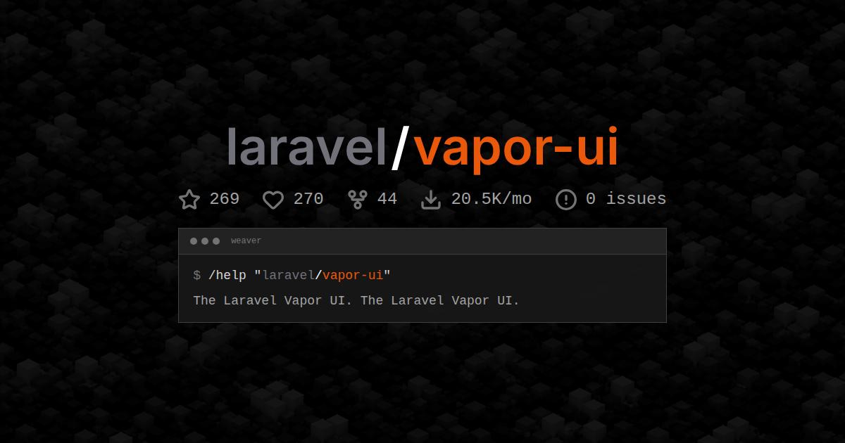 laravel/vapor-ui