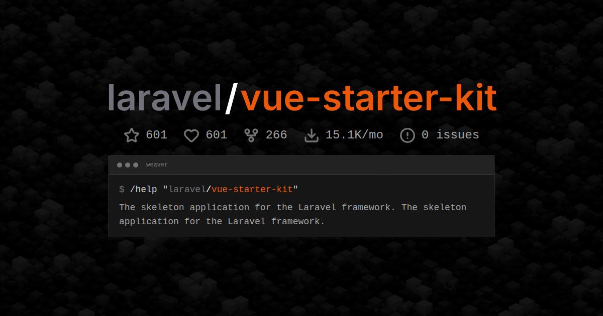 laravel/vue-starter-kit