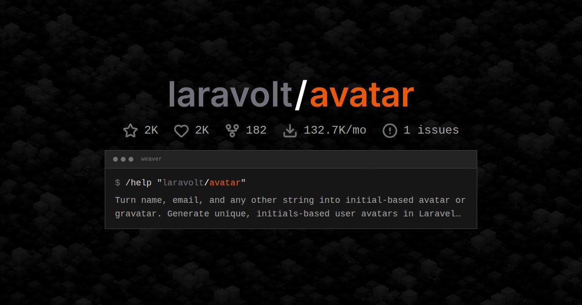 laravolt/avatar