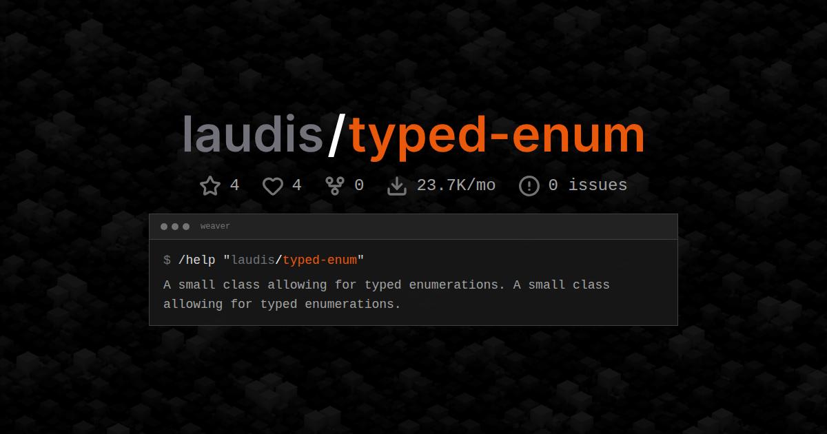 laudis/typed-enum