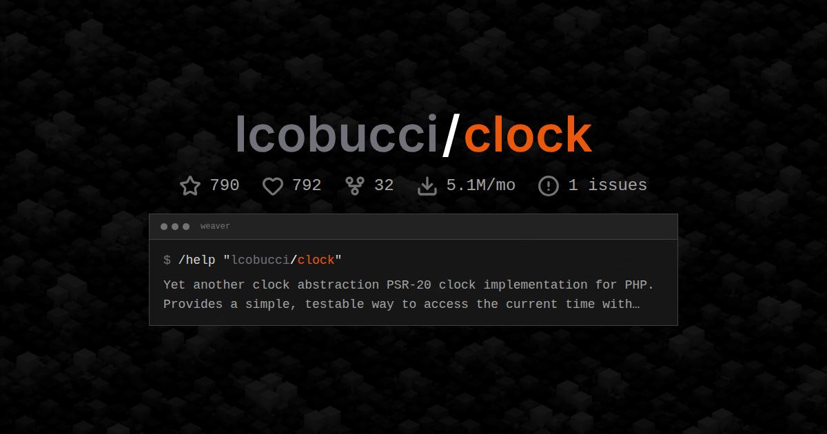 lcobucci/clock