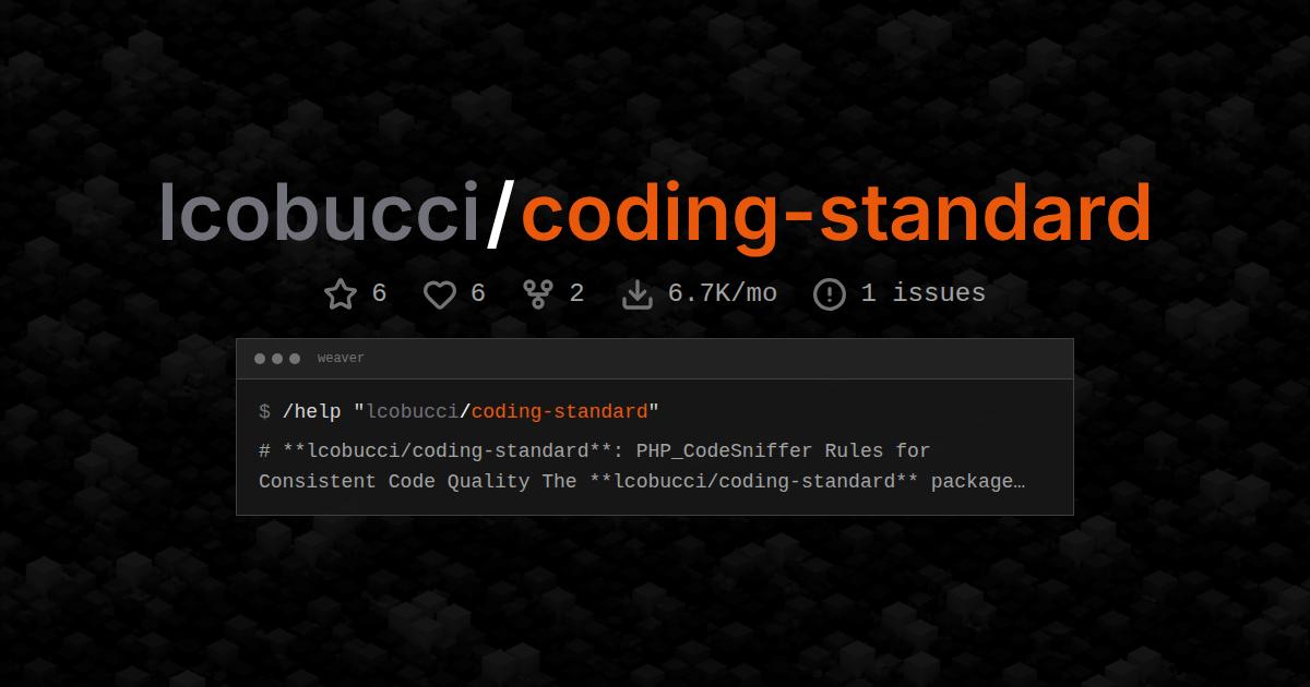 lcobucci/coding-standard