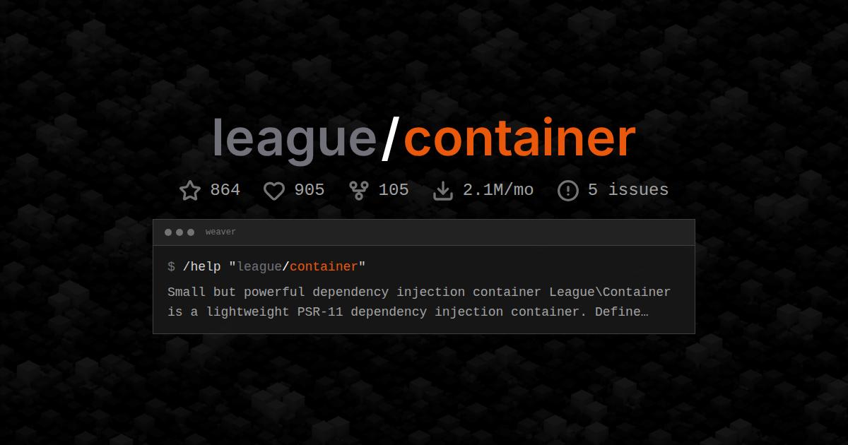 league/container