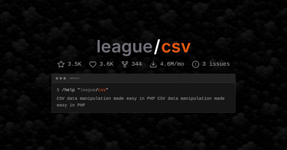 league/csv