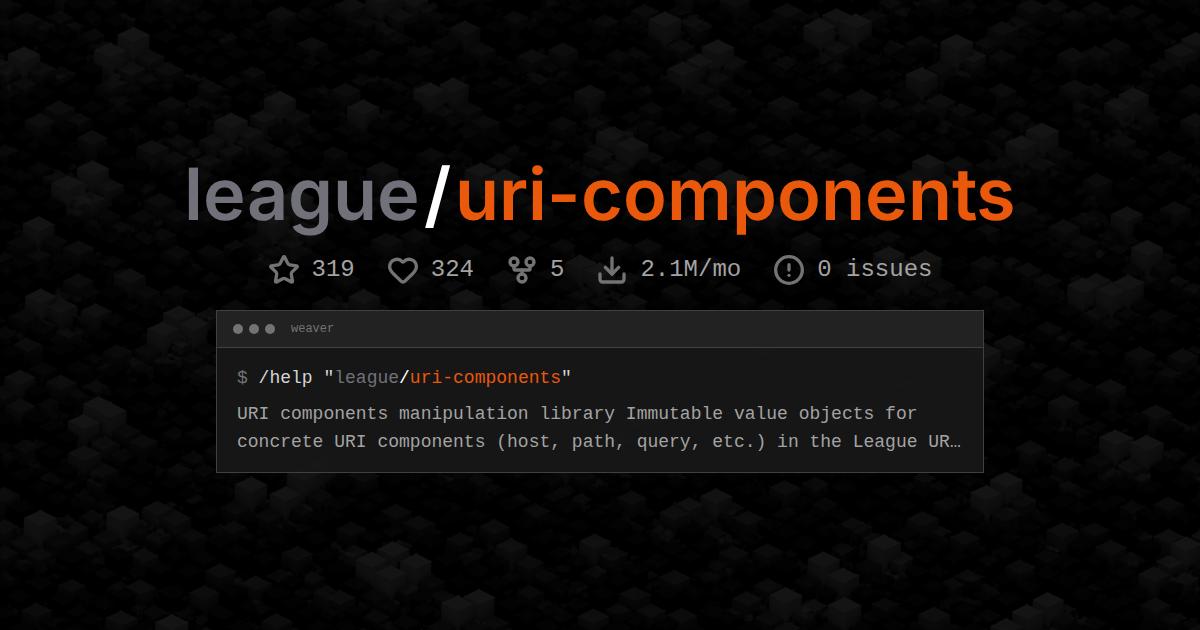 league/uri-components