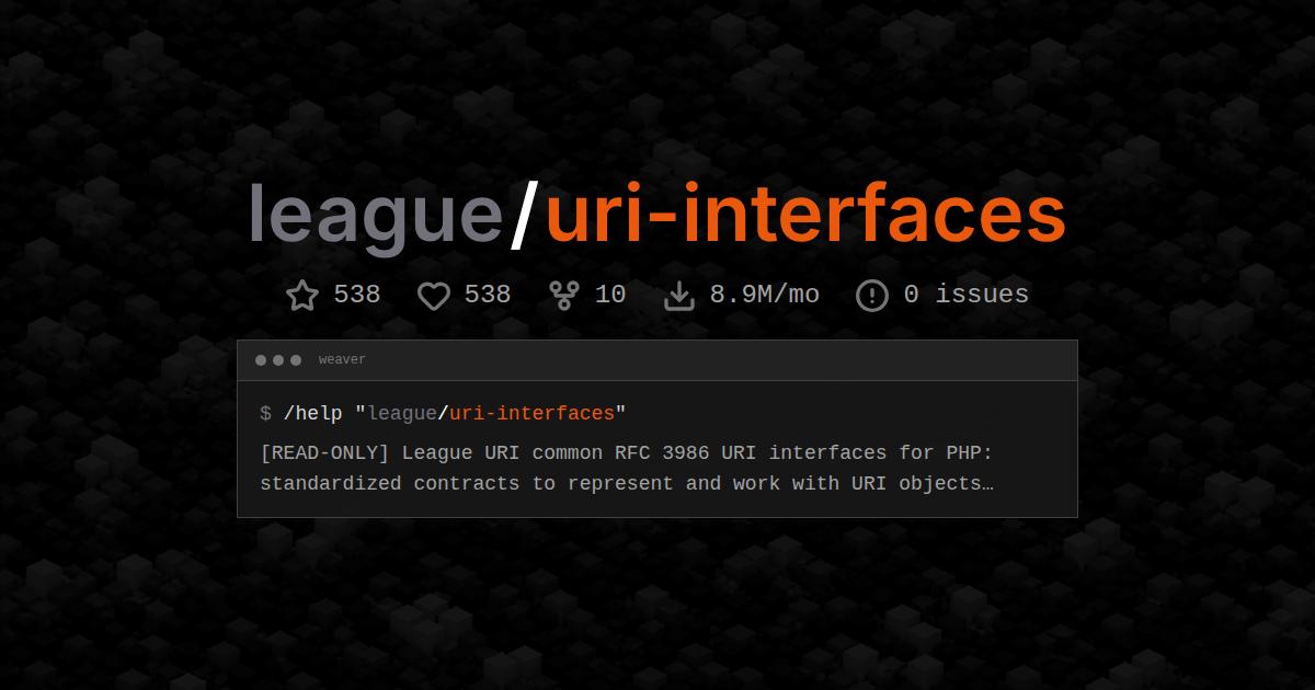 league/uri-interfaces