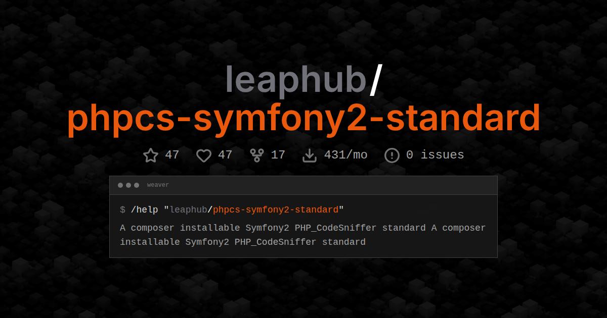 leaphub/phpcs-symfony2-standard