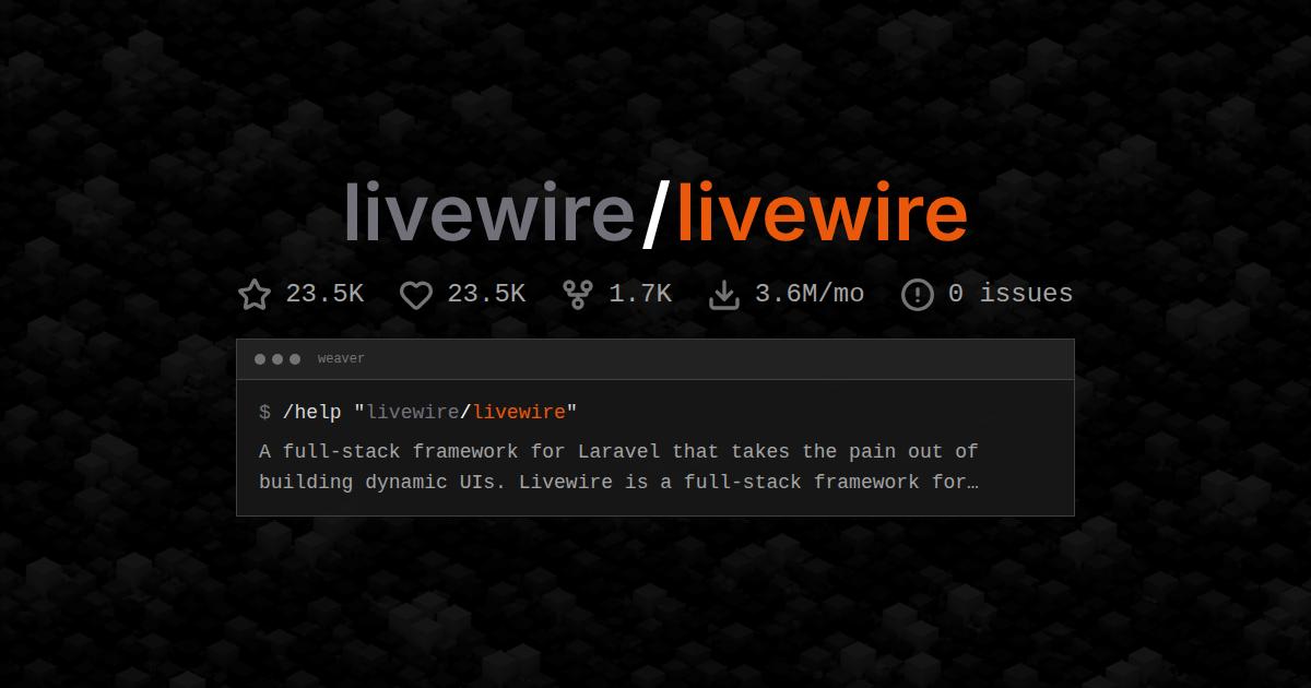 livewire/livewire
