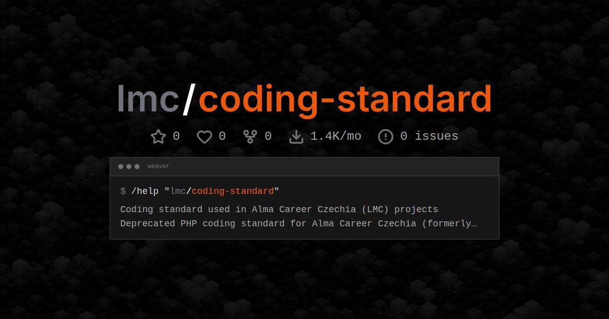 lmc/coding-standard