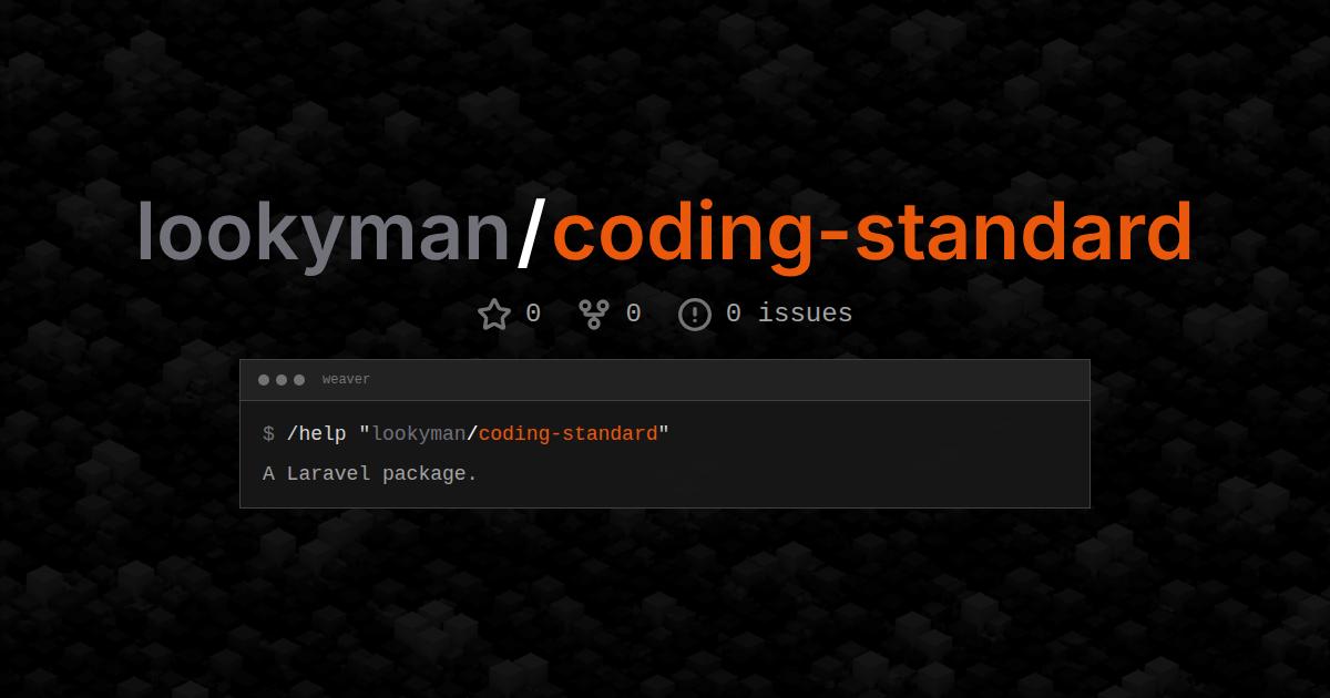 lookyman/coding-standard