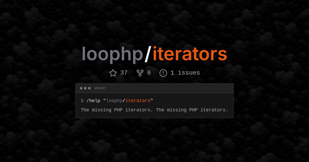 loophp/iterators