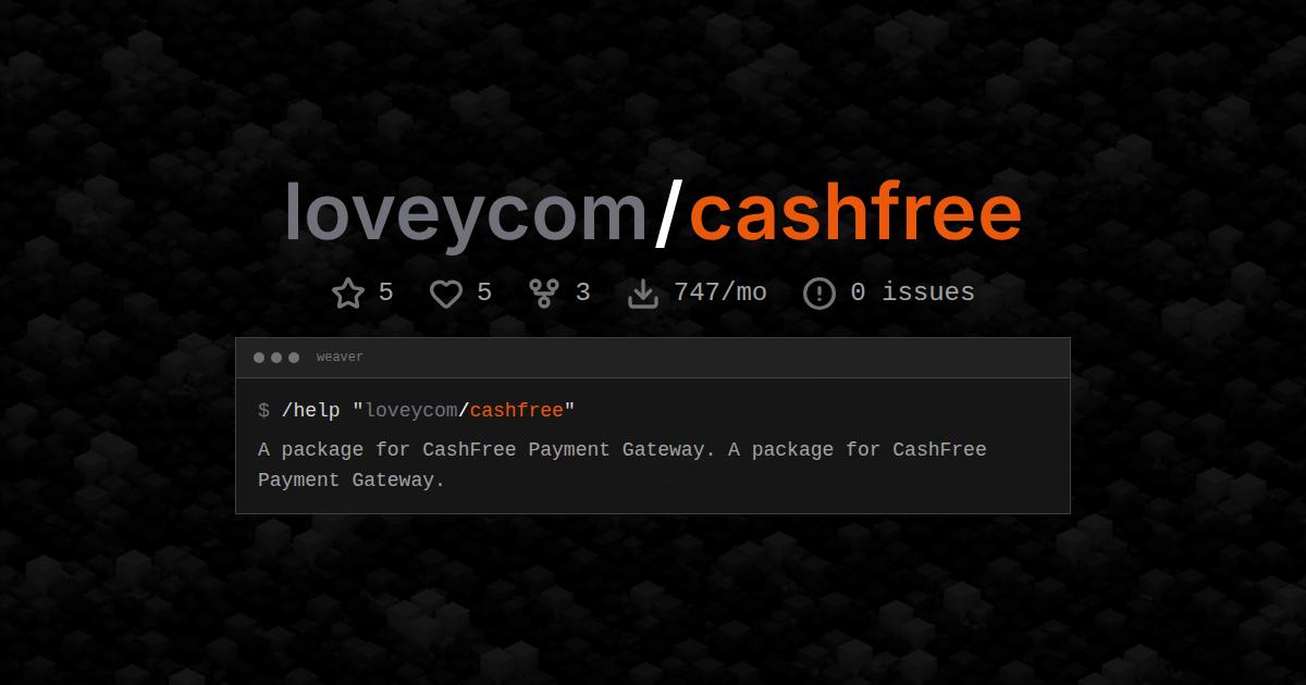 loveycom/cashfree