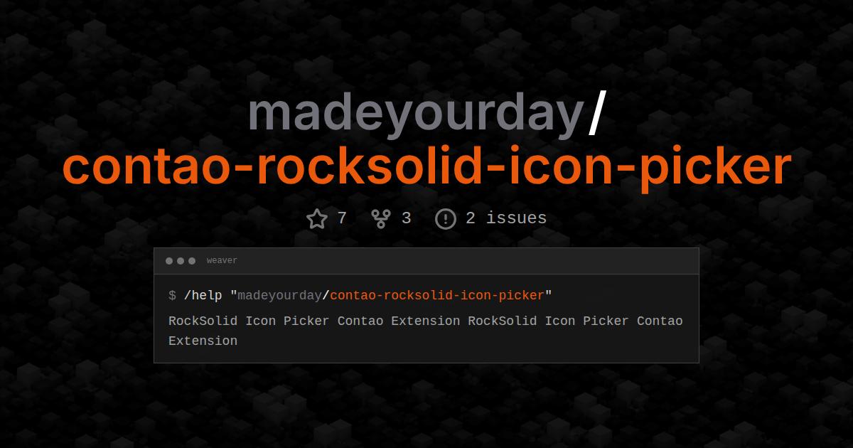 madeyourday/contao-rocksolid-icon-picker