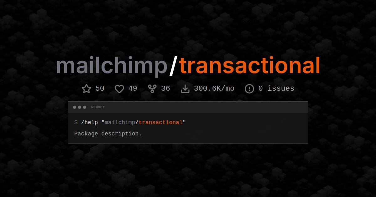 mailchimp/transactional