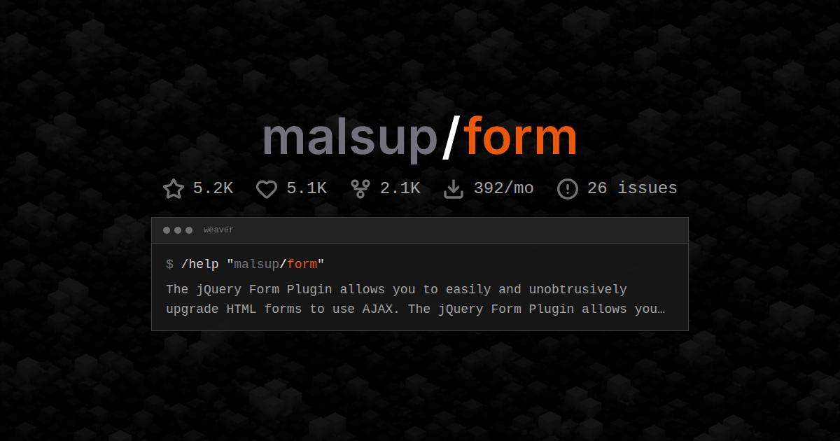 malsup/form