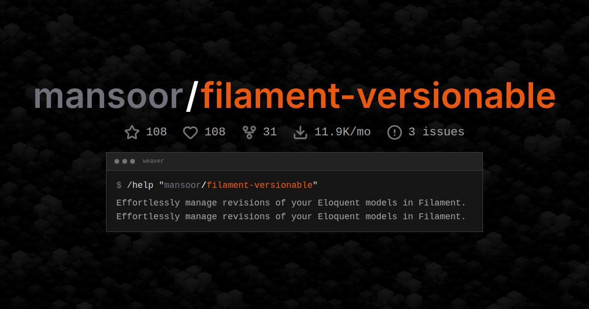 mansoor/filament-versionable