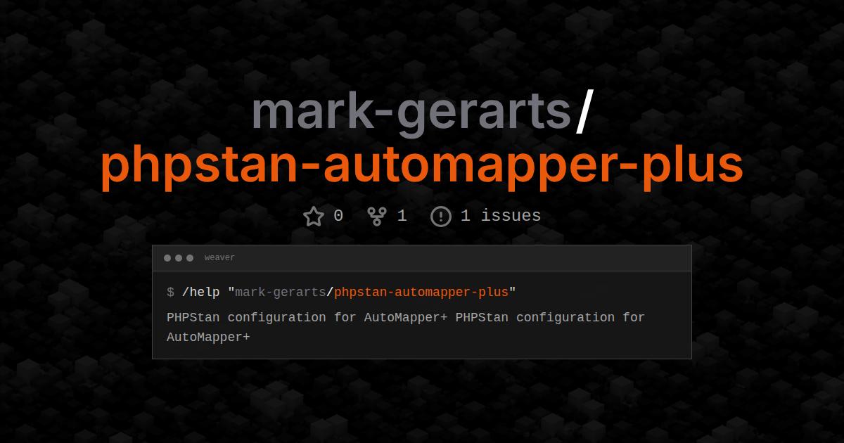 mark-gerarts/phpstan-automapper-plus